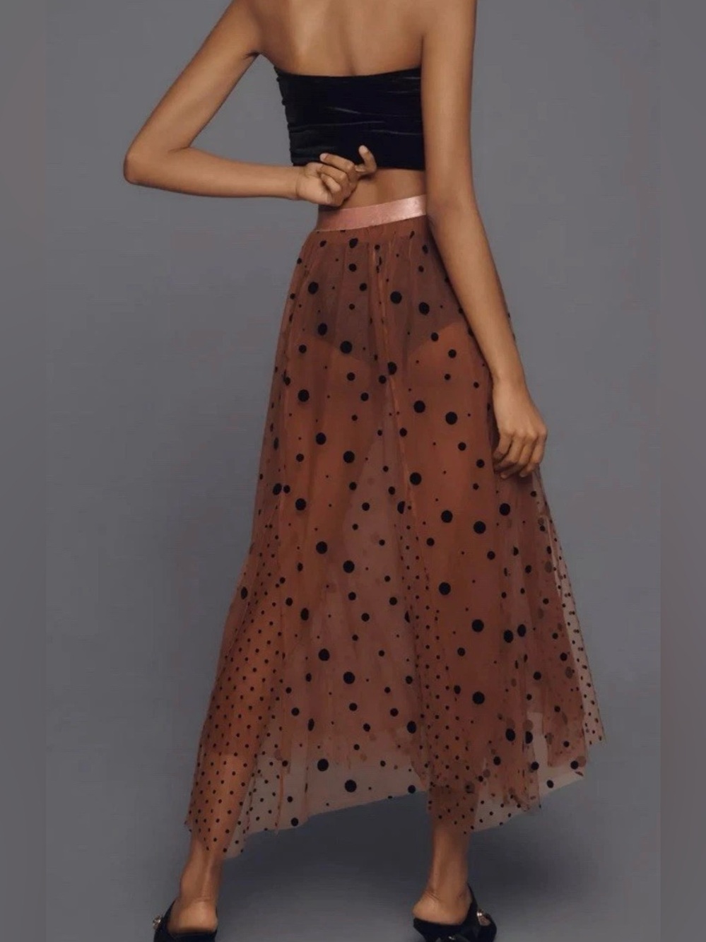 Maeve Tulle Maxi Skirt - Picture 2 of 7